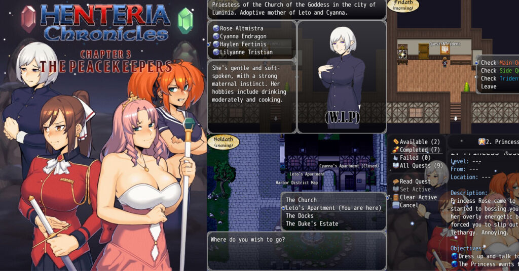 Henteria Chronicles Ch. 3: The Peacekeepers Part 2 - 21 Adult Game Cover